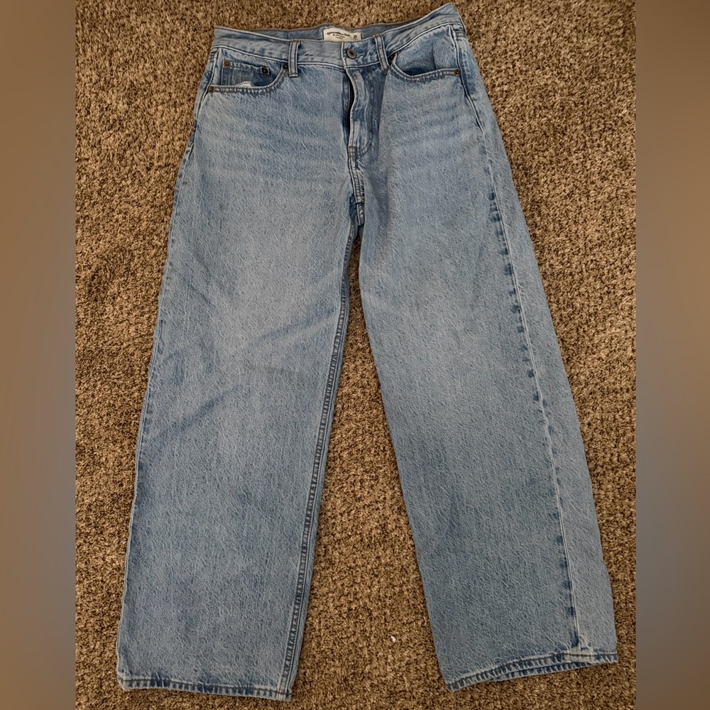 Abercrombie & Fitch Light Blue Straight Jeans